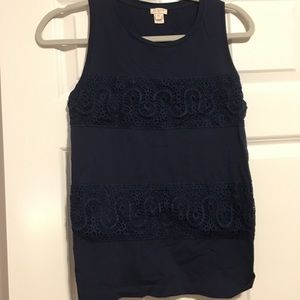 jcrew blue muscle shirt